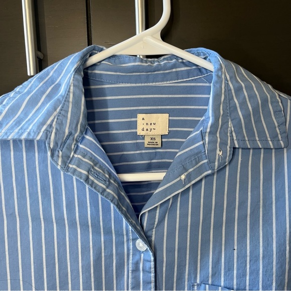 Striped Button Up Shirt - Picture 6 of 7